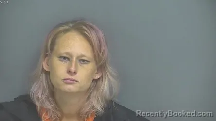 Mugshot of Jennifer Ashley Colner booked in Amherst County, Virginia on August 31, 2026