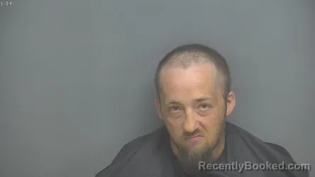 Mugshot of JUSTIN WAYNE COMPTON-MITCHELL booked in Amherst County, Virginia on April 3, 2026