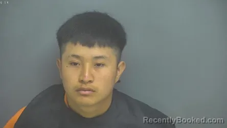 Mugshot of JOSIAS NATANAEL DE LEON CHILEL booked in Amherst County, Virginia on April 14, 2026