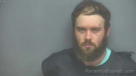 Mugshot of JORDAN SCOTT ELLINGER booked in Amherst County, Virginia on June 18, 2026