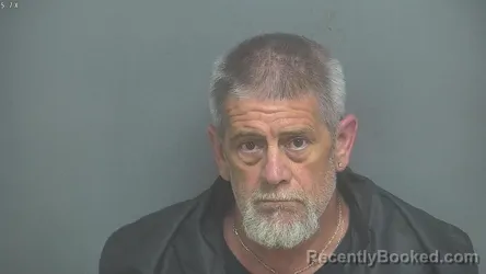Mugshot of Jonathan Edward Holliday booked in Amherst County, Virginia on July 19, 2026