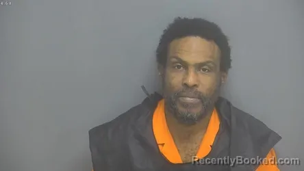 Mugshot of JERRY LYNN JOHNSON booked in Amherst County, Virginia on April 29, 2026