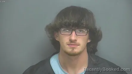 Mugshot of Jayden Scott Lordhal booked in Amherst County, Virginia on July 30, 2026