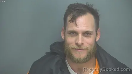 Booking photo from Amherst County, Virginia