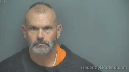 Mugshot of Jeffrey Earl Reynolds booked in Amherst County, Virginia on October 23, 2026