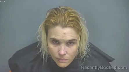 Mugshot of JESSICA STERLING TOMLIN booked in Amherst County, Virginia on April 14, 2026