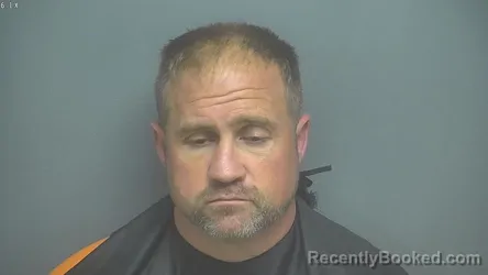 Mugshot of Jacob Ryan Tolley booked in Amherst County, Virginia on August 6, 2026