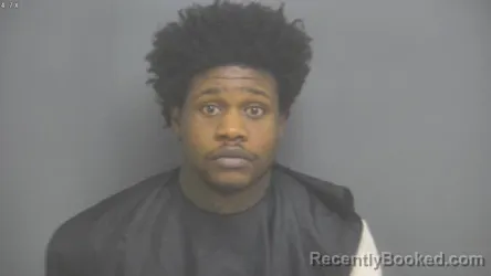 Mugshot of KESHAUN MALIK BACON booked in Amherst County, Virginia on March 31, 2026