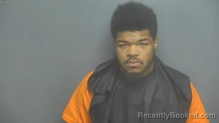 Mugshot of Kavin Malachi Carter booked in Amherst County, Virginia on September 13, 2026