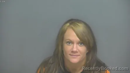 Mugshot of Kristen Leanae Carter booked in Amherst County, Virginia on October 1, 2026