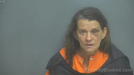 Mugshot of Kristy Bowling Francis booked in Amherst County, Virginia on September 11, 2026