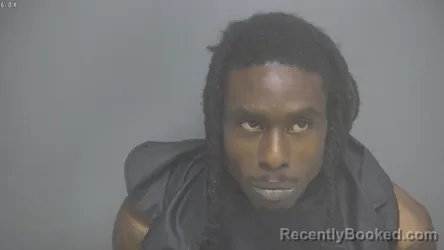 Mugshot of KEENAN LAMAR PERKINS booked in Amherst County, Virginia on August 3, 2026