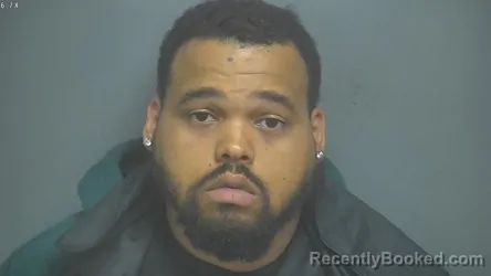 Mugshot of KEVIN JAQUAN RICHARDSON booked in Amherst County, Virginia on June 19, 2026