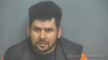 Mugshot of LUIS FERNANDO CABALLERO booked in Amherst County, Virginia on May 16, 2026