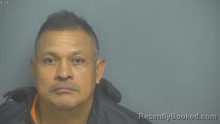 Mugshot of Luis Garcia Jimenez booked in Amherst County, Virginia on September 4, 2026