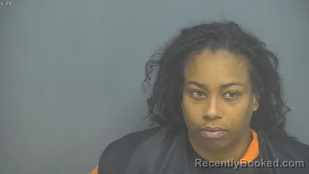 Mugshot of Laesha Sadze Harper booked in Amherst County, Virginia on July 19, 2026