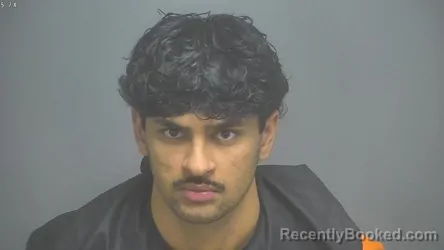 Mugshot of Muhammad Mubashar Ali booked in Amherst County, Virginia on October 23, 2026