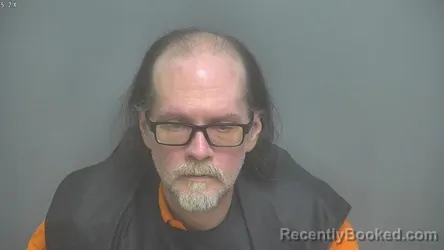 Mugshot of Matthew Douglas Almond booked in Amherst County, Virginia on August 9, 2026