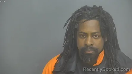 Mugshot of MARCUS OSHA CASHWELL booked in Amherst County, Virginia on April 24, 2026