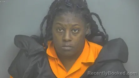 Mugshot of MALEIKA Z'HANE FISHER booked in Amherst County, Virginia on April 6, 2026