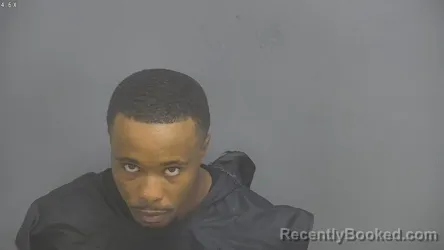 Mugshot of Malik Lamar Harvey booked in Amherst County, Virginia on July 23, 2026