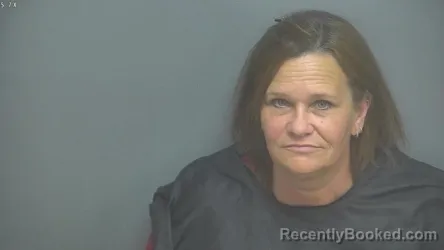 Mugshot of Melissa Lynette Hundley booked in Amherst County, Virginia on August 25, 2026
