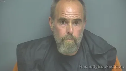 Mugshot of Michael Jerome Hughes booked in Amherst County, Virginia on August 24, 2026