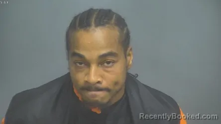 Mugshot of Malik Lamarr Knox booked in Amherst County, Virginia on August 31, 2026