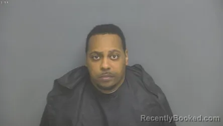 Mugshot of Marquis Debray Leftwich booked in Amherst County, Virginia on July 24, 2026