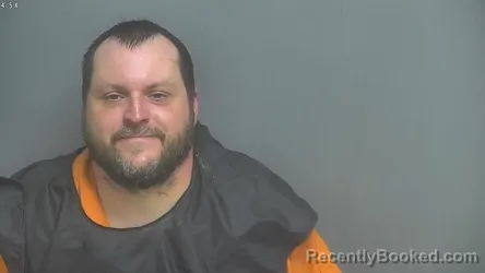 Mugshot of Matthew Jared Mitchell booked in Amherst County, Virginia on September 12, 2026