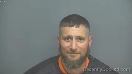 Mugshot of MATTHEW BRADLEY MOREY booked in Amherst County, Virginia on April 30, 2026