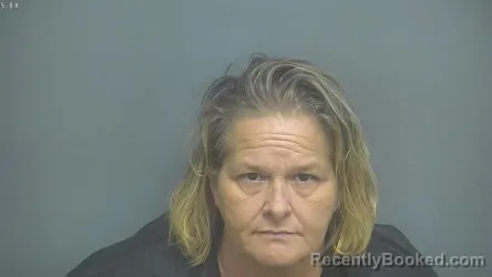 Mugshot of Mary Mccoy booked in Amherst County, Virginia on September 1, 2026