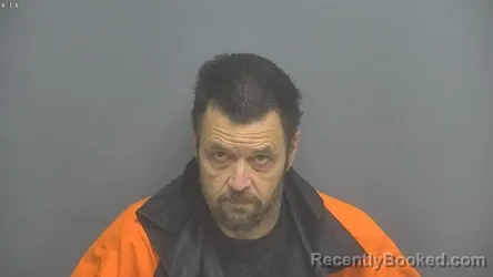 Mugshot of Michael Shawn Parker booked in Amherst County, Virginia on August 26, 2026
