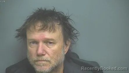 Mugshot of Mark Shane Thurman booked in Amherst County, Virginia on August 26, 2026