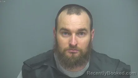 Mugshot of Matthew Joseph Wright booked in Amherst County, Virginia on October 24, 2026