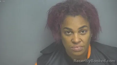 Mugshot of NAJEA ALSTON booked in Amherst County, Virginia on June 8, 2026