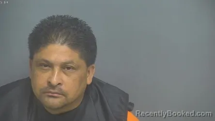 Mugshot of Nicolas Diaz Pineda booked in Amherst County, Virginia on August 23, 2026