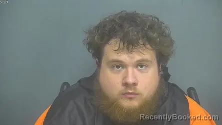 Mugshot of Nicholas Parker Epperson booked in Amherst County, Virginia on August 22, 2026