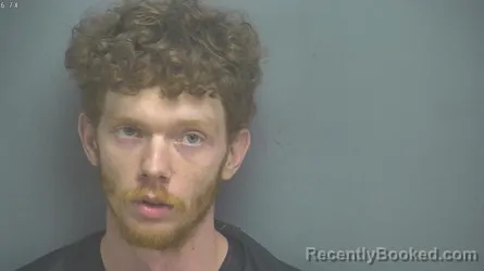 Mugshot of Nathan Lee Shiflett booked in Amherst County, Virginia on July 21, 2026
