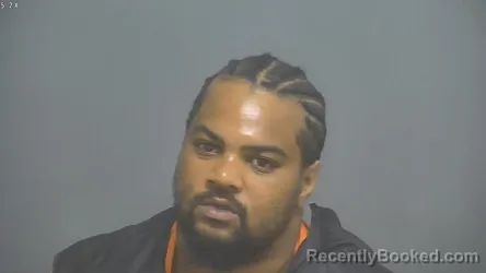 Mugshot of Nikco Condaro Sandidge booked in Amherst County, Virginia on August 11, 2026