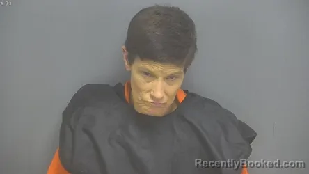 Mugshot of Patricia Slusher booked in Amherst County, Virginia on September 11, 2026