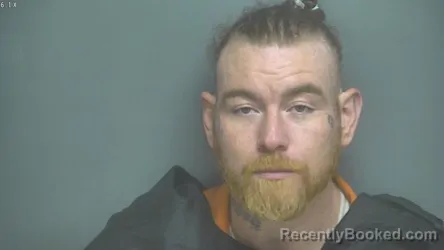 Mugshot of RODERICK CODY JOHNSON booked in Amherst County, Virginia on April 14, 2026