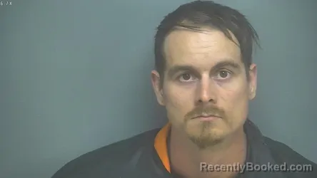 Mugshot of RYAN TAYLOR POTTS booked in Amherst County, Virginia on March 31, 2026