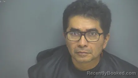 Mugshot of Raymundo Reyes-Vasquez booked in Amherst County, Virginia on September 4, 2026