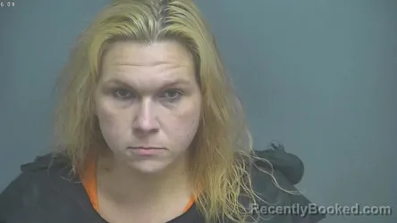 Mugshot of Samantha Jo Collins booked in Amherst County, Virginia on September 10, 2026