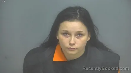 Mugshot of Sentella Marie Latempa booked in Amherst County, Virginia on October 23, 2026