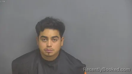Mugshot of Samuel Obdulio Molina Pineda booked in Amherst County, Virginia on September 16, 2026