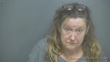 Mugshot of Sherry Wright Ondrick booked in Amherst County, Virginia on August 7, 2026