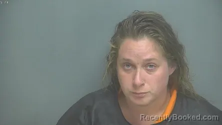 Mugshot of SAMANTHA JEAN ROBINSON booked in Amherst County, Virginia on April 8, 2026