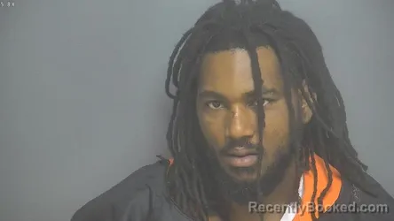 Mugshot of Shyron Tyrell Smith booked in Amherst County, Virginia on September 25, 2026